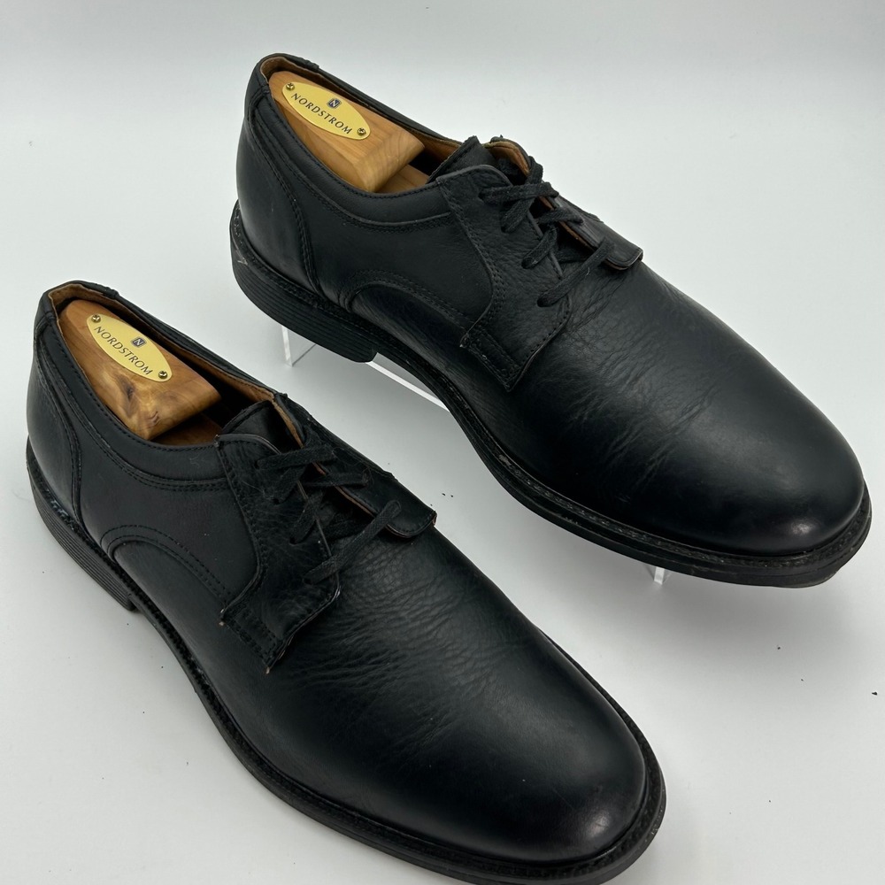 Johnston & Murphy XC4 Waterproof Derby Mens 9.5M Black Leather Sheepskin Lined